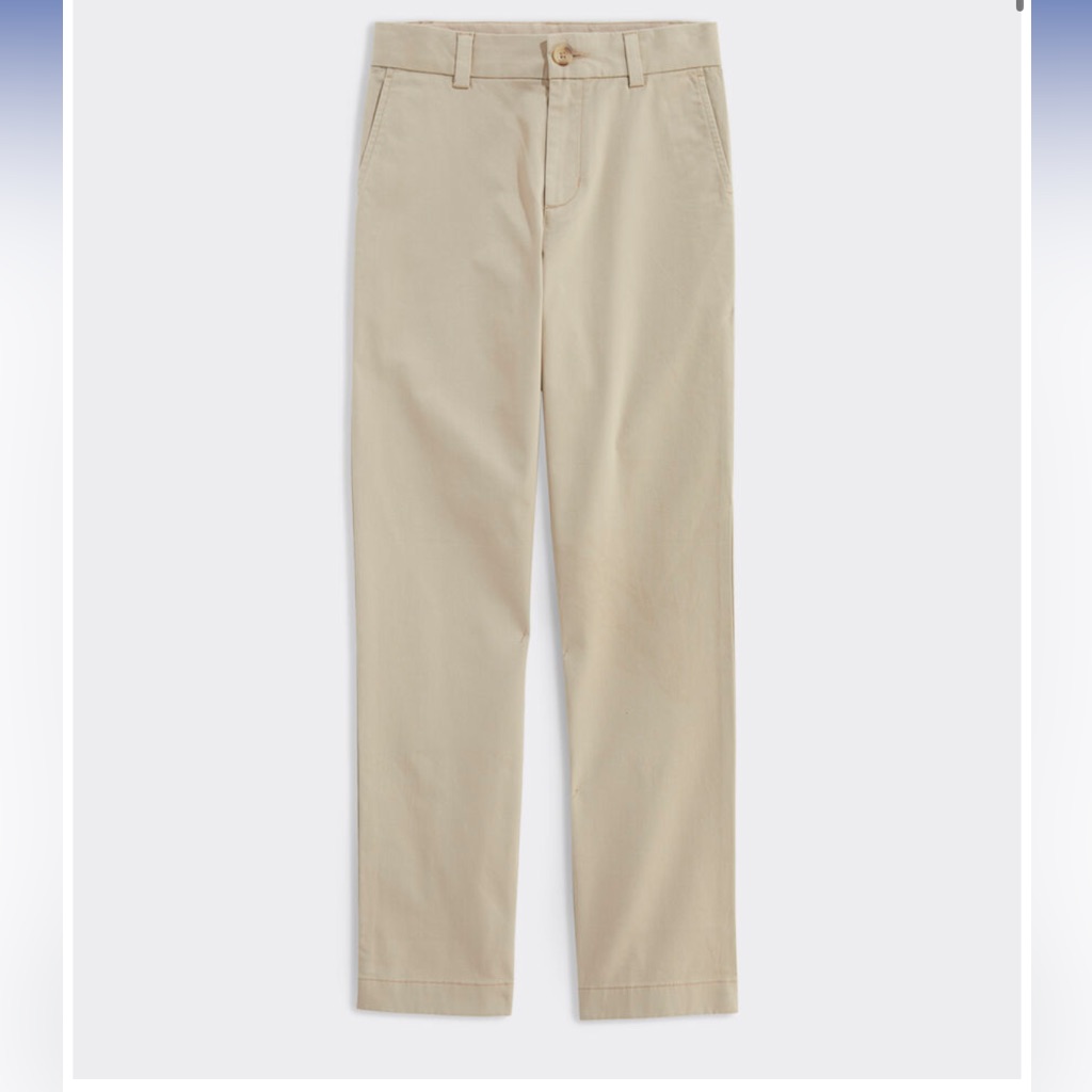 Vineyard Vines Boys Break Pants Khaki Size 7